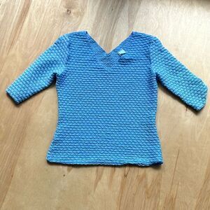 Blue Vintage Top